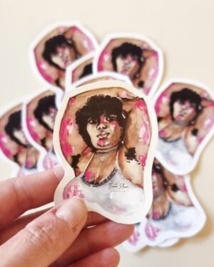 Sticker Lady Hairy