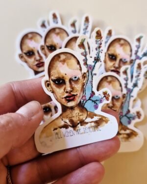 Sticker Lady Alopecia