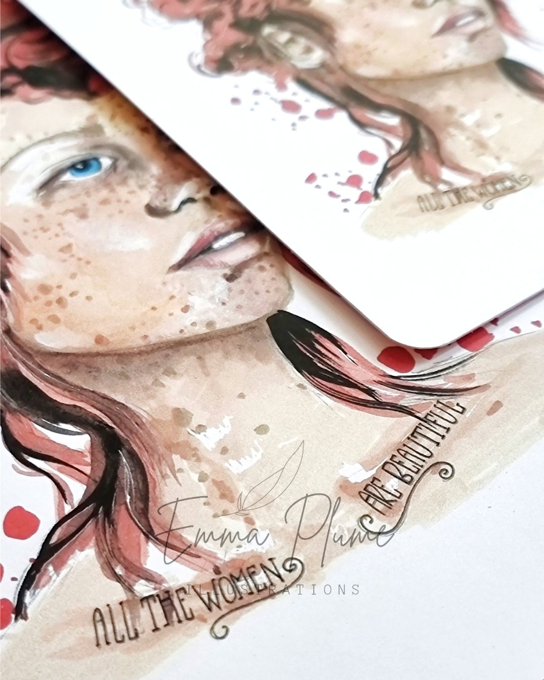 Lady in Red - Print – Image 3