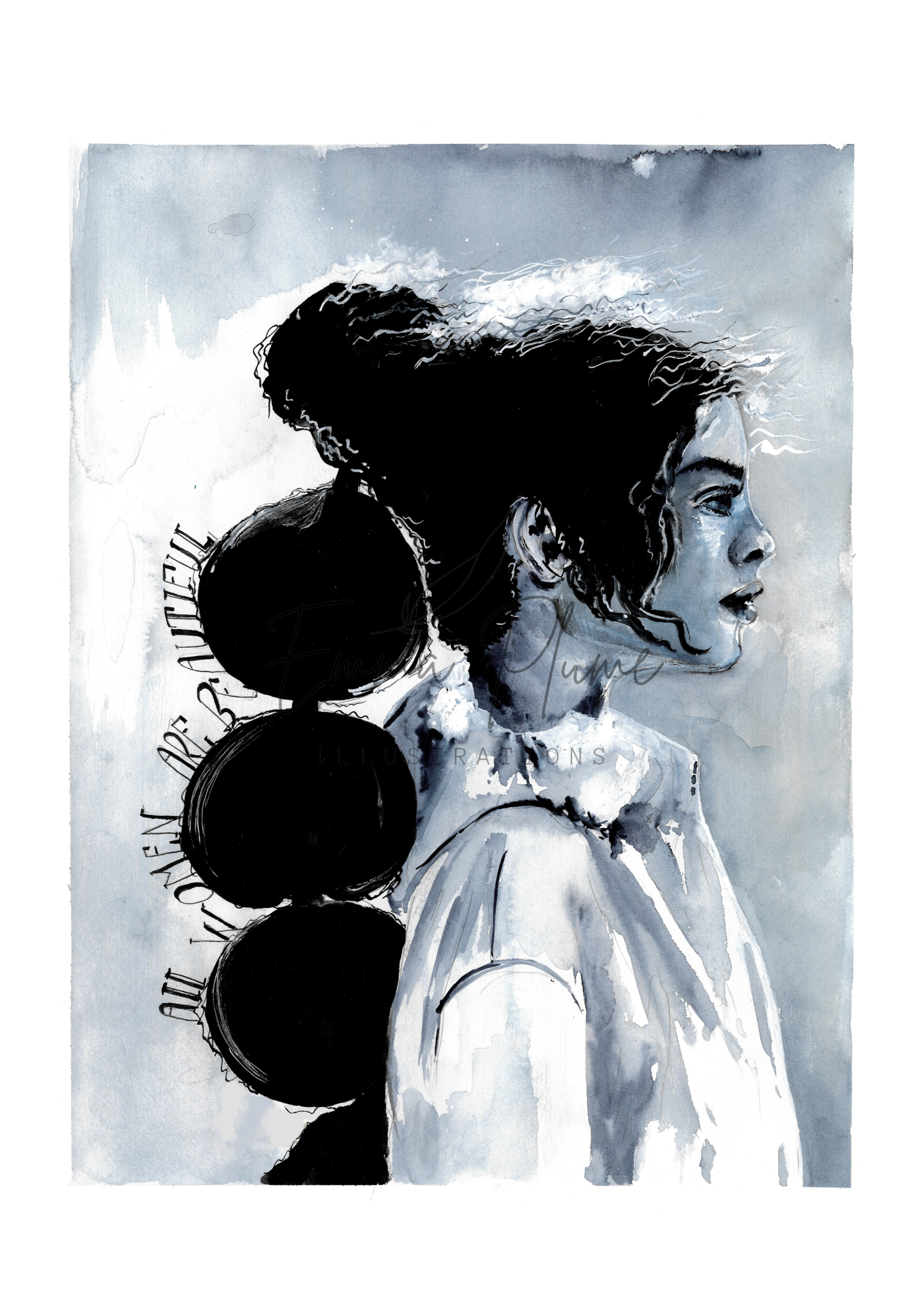 Lady Braid - Print – Image 2