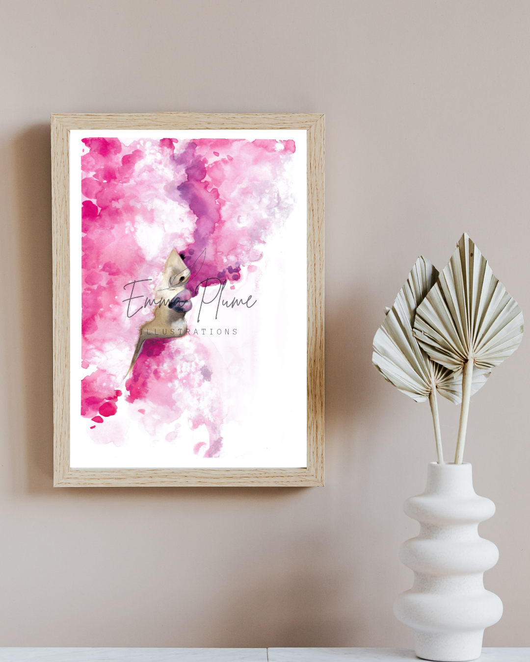 Lady in Pink - Print