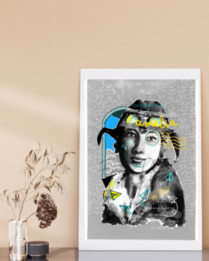 Amelia Earhart - Version pimpée - Print