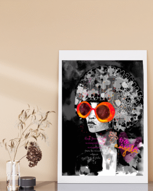 Angela Davis - Version pimpée - Print