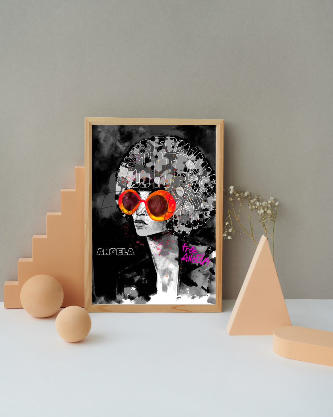 Angela Davis - Version pimpée - Print – Image 2