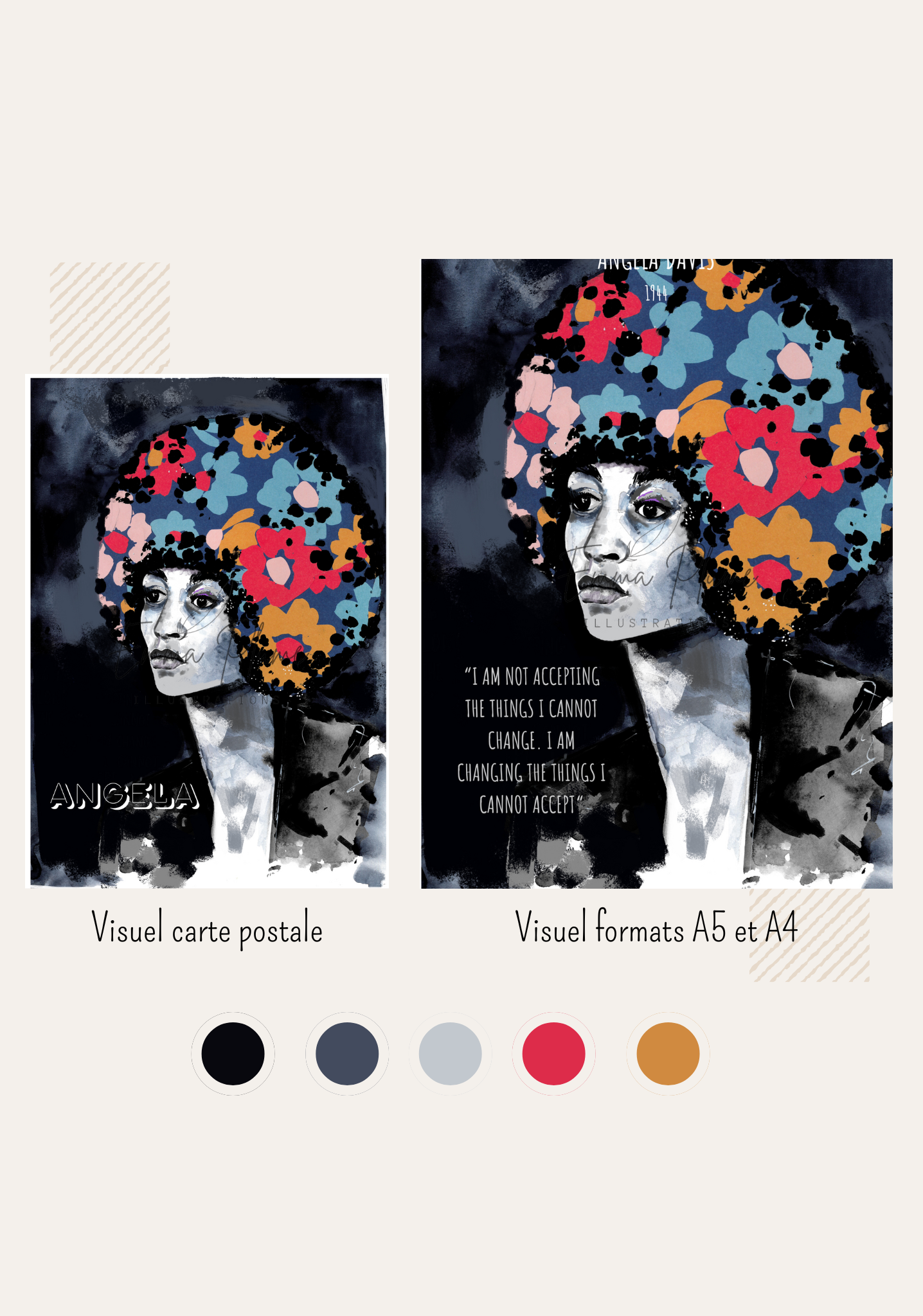 Angela Davis - Version classique - Print – Image 3