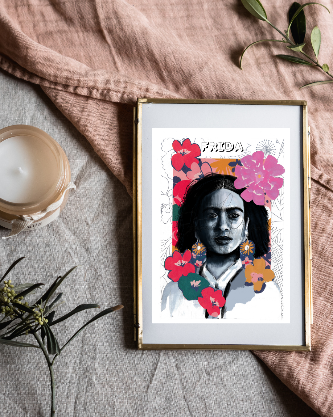Frida Kahlo - Version classique - Print