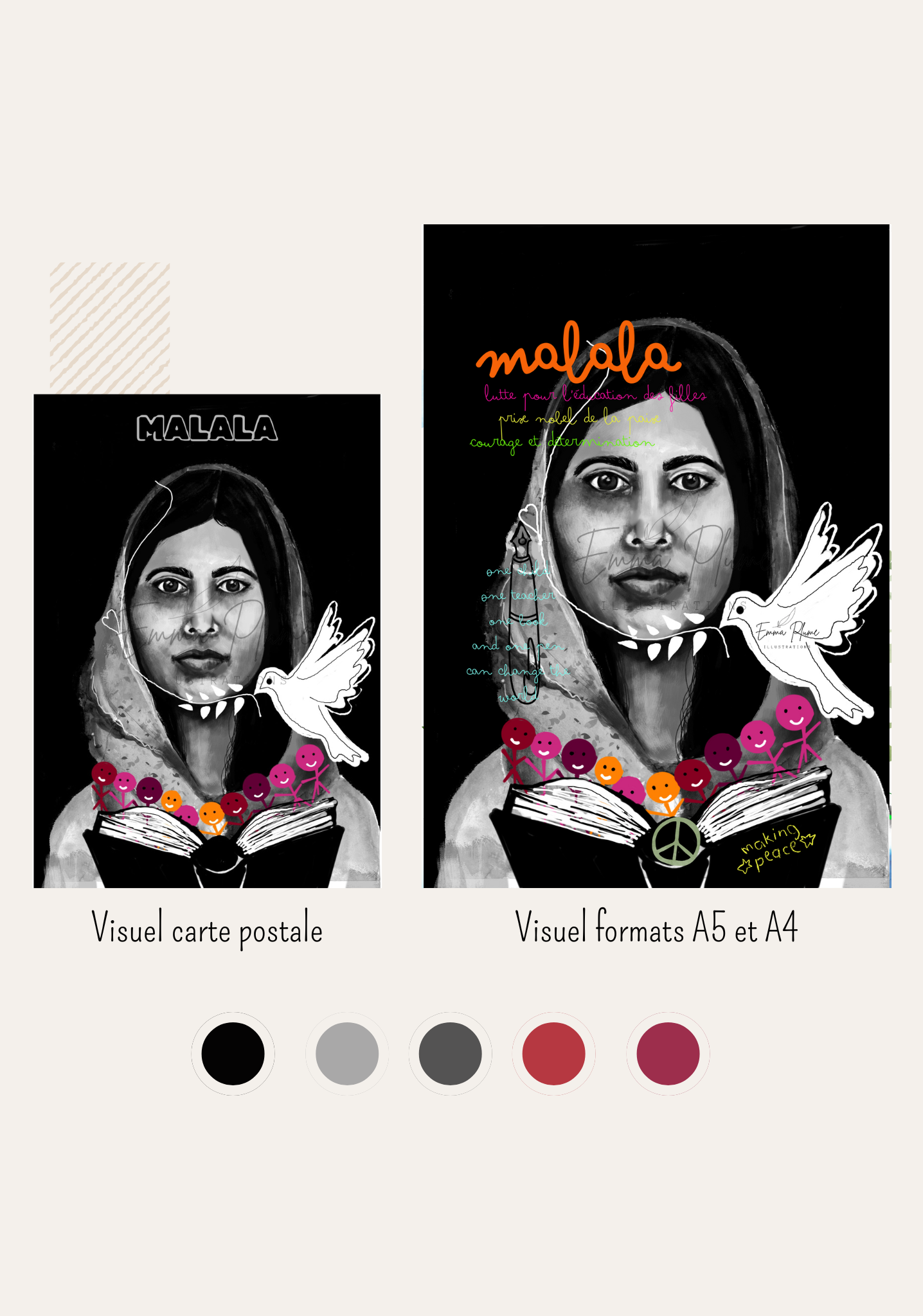 Malala Yousafzai - Version pimpée - Print – Image 3