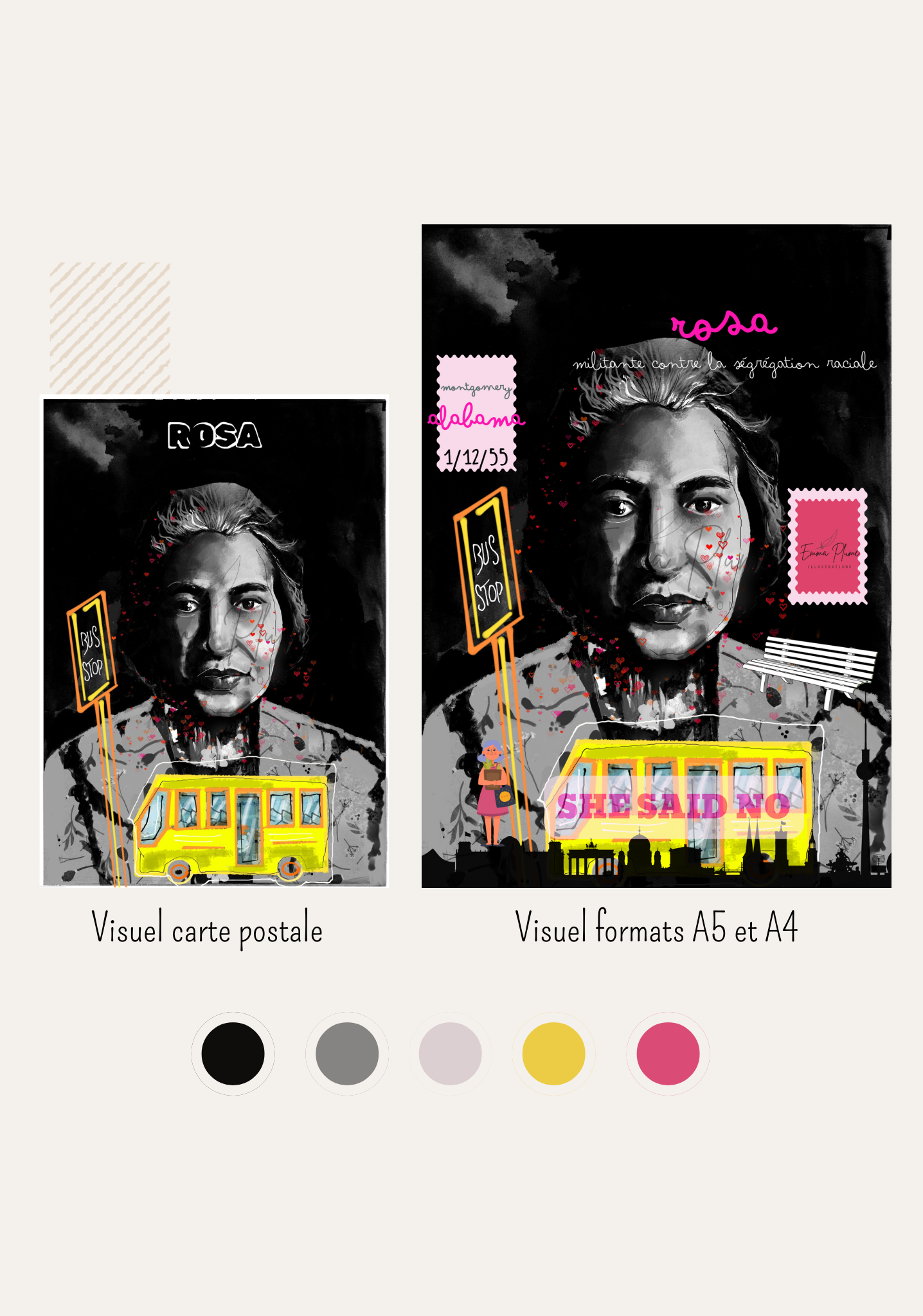 Rosa Parks - Version pimpée - Print – Image 3