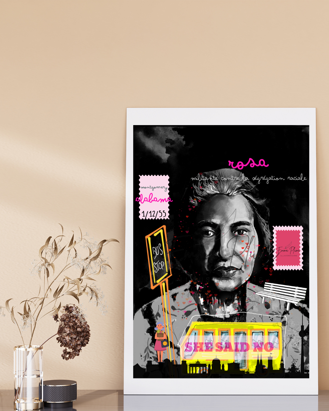 Rosa Parks - Version pimpée - Print