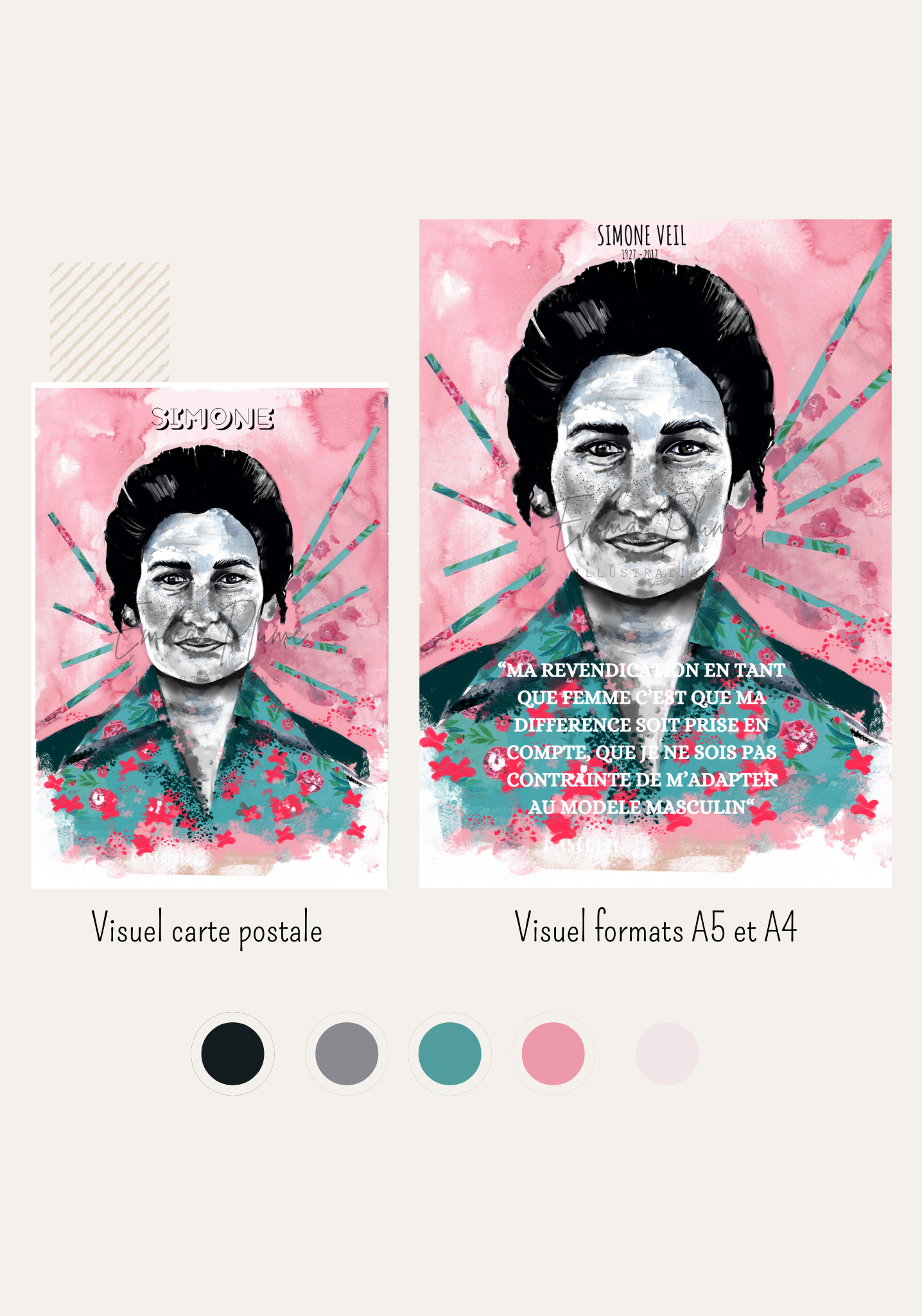 Simone Veil - Version classique - Print – Image 3