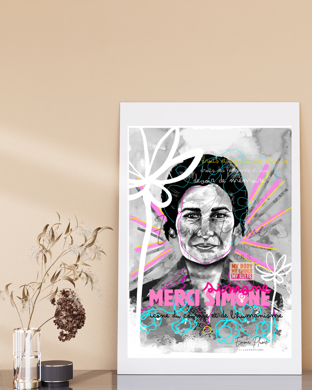 Simone Veil - Version pimpée - Print